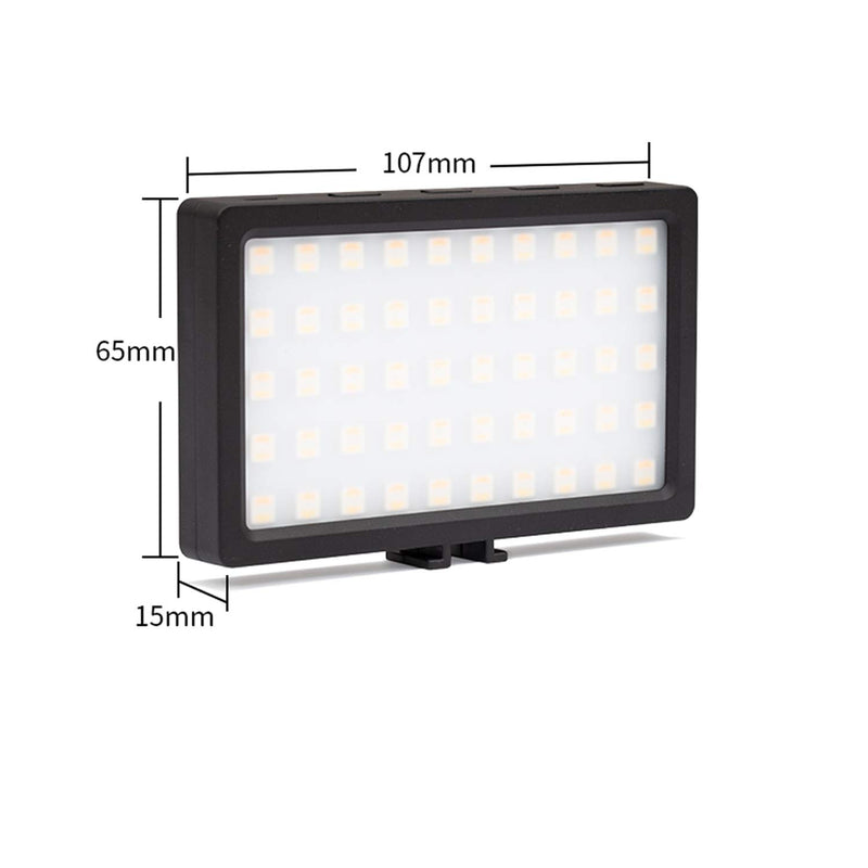 RGB Video Light with Built-in Rechargeable Battery Full Color Led Camera Light CRI97 + Dimmable 3200K-5600K Rechargable Led Video Light Panel for YouTube DSLR Camera Camcorder Photo Lighting