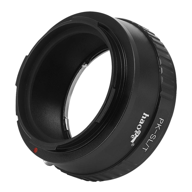 Haoge Manual Lens Mount Adapter for Pentax K PK Lens to Leica L Mount Camera Such as T, Typ 701, Typ701, TL, TL2, CL (2017), SL, Typ 601, Typ601, Panasonic S1 / S1R