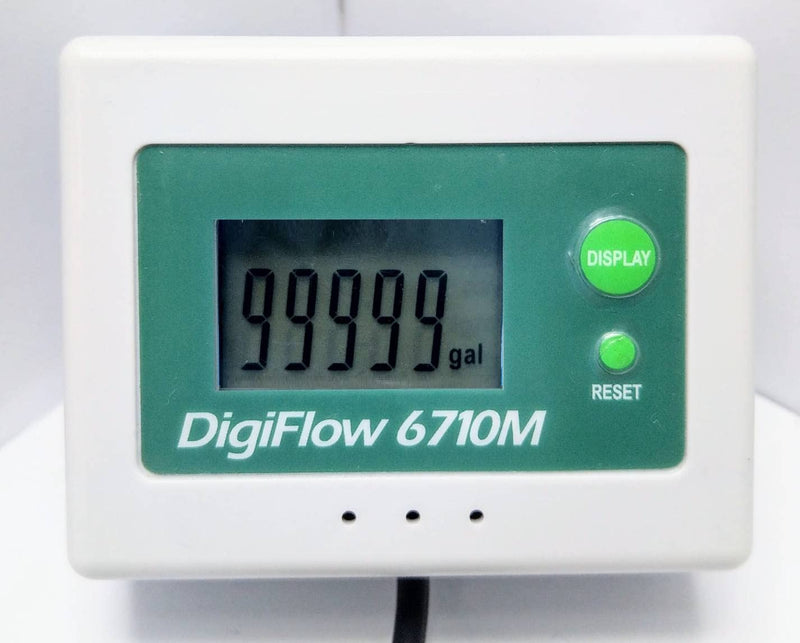 Savant Flow Totalizer and Flow Rate Meter 3/4" NPT for Water Filter 6710M-66