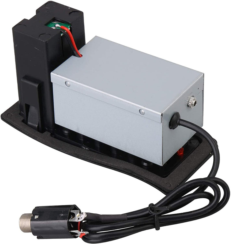 [AUSTRALIA] - Jiayouy Guitar Pickup 4 Band EQ-7545R Preamp Amplifier Equalizer Tuner Piezo Pickup for Acoustic Guitars 
