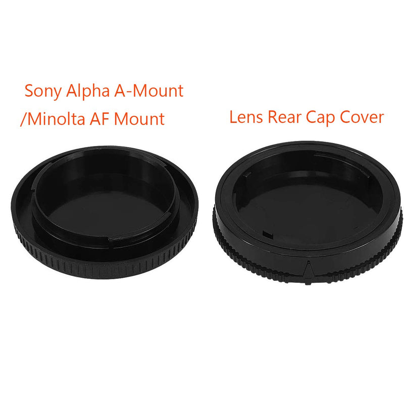 WH1916 Camera Body Cover & Rear Lens Cap for Alpha A-Mount/Minolta AF Mount kit Sony A99 A99II A77 A77II A55 A57 A58 A33 A35 A37 A900 A850 A700 [2+2 Pack]