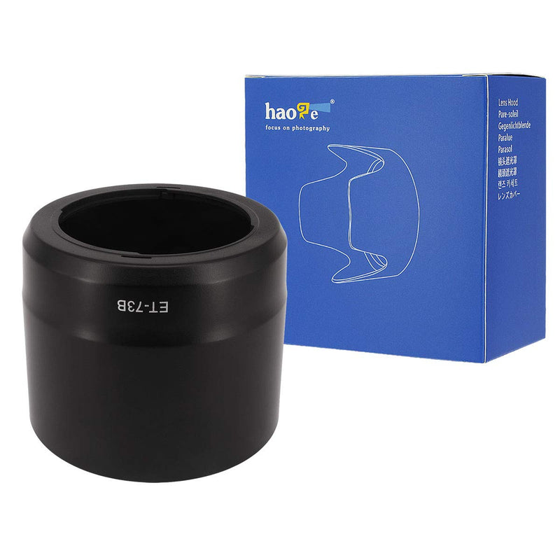 Haoge Bayonet Lens Hood Compatible with Canon EF 70-300mm f/4-5.6L is USM Lens Replaces Canon ET-73B