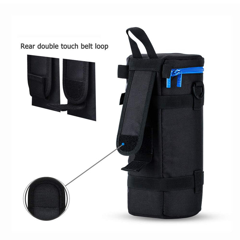 JJC Camera Lens Pouch Case for Canon RF 800mm Tamron SP 150-600mm Sigma 150-600mm 150-500mm Nikon Nikkor AF-S 200-500mm & More, Zipper Polyester Lens Protective Bag Interior Size 5.67x12.44” XXXXL