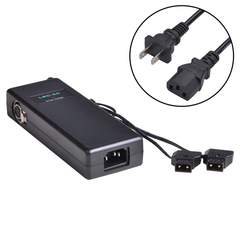 Tectra D-Tap Travel Charger with D-Tap Cable for Sony V Mount/V Lock Battery and BP-U65, BP-U68,HDW-800P PDW-850 DSR-650P PDW-680 HDW-F900R HDW-800P PMW-F55 PMW-F5 Video Camera Camcorder