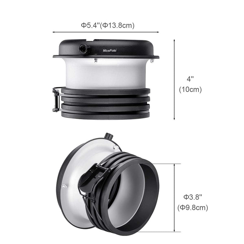 Fomito Photo Studio Profoto Speedring to Bowens Mount Converter Monolight Interchangeable Adapter Ring