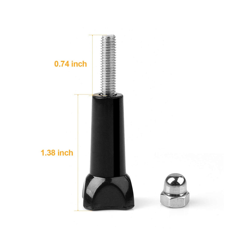 Tripod Adapter Mount, ChromLives Adapter Screw 1/4"-20 Camera Mount 1 4 Compatible with Gopro Hero 7 5 6 4 3 3+ 3 2 1 with Thumb Screw for Mounting System, Action Camera, Mount Accessory