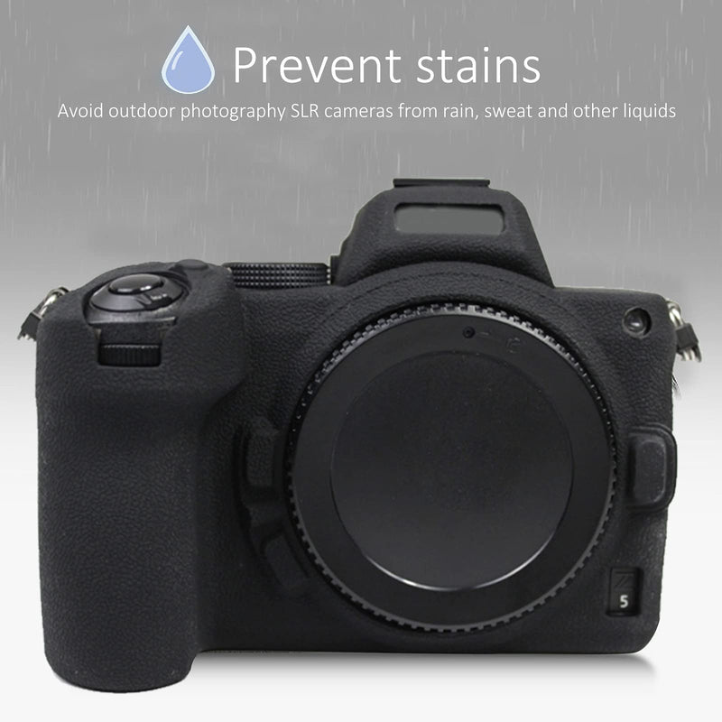 Camera Protective Cover,Soft Silicone Case Camera Protection Body Cover Camera Bag Protector Pouch Photography Accessory,for Nikon Z5