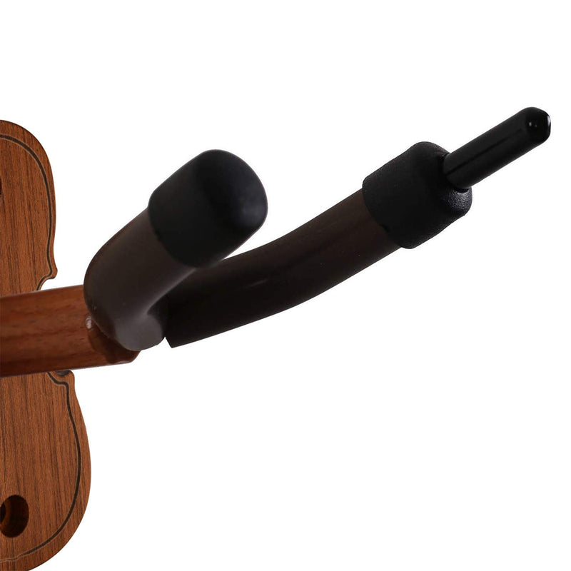 [AUSTRALIA] - Rosewood Violin Wall Hanger with Bow Hook Home & Studio Wall Mount Violin Stand (Rosewood MA-R5) Rosewood MA-R5 