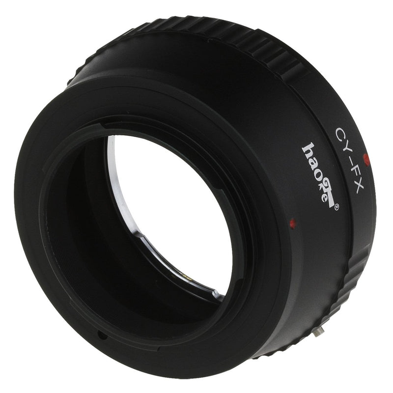 Haoge Lens Mount Adapter for Contax/Yashica C/Y CY Mount Lens to Fujifilm Fuji X FX Mount Camera as X-A5 X-A10 X-A20 X-E1 X-E2 X-E2s X-E3 X-H1 X-M1 X-Pro1 X-Pro2 X-T1 X-T2 X-T3 X-T10 X-T20 X-T30