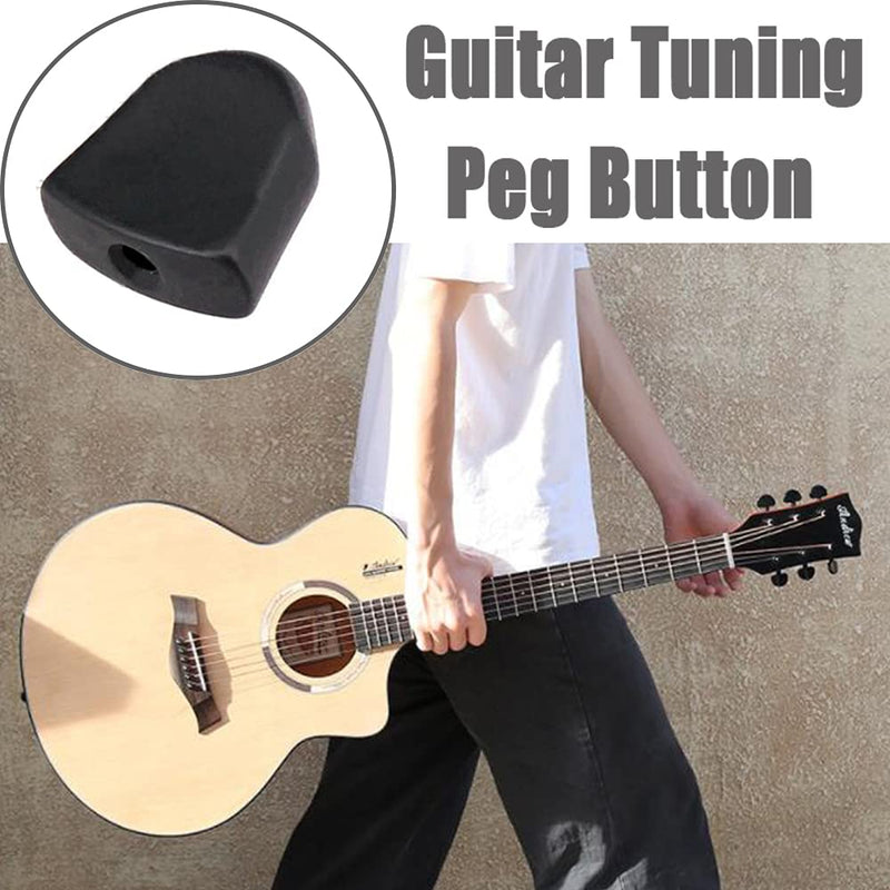 12 Pcs Guitar Tuning Peg Button Tuning Key Pegs Guitar Plastic Buttons for Gibson Folk Electric Guitar