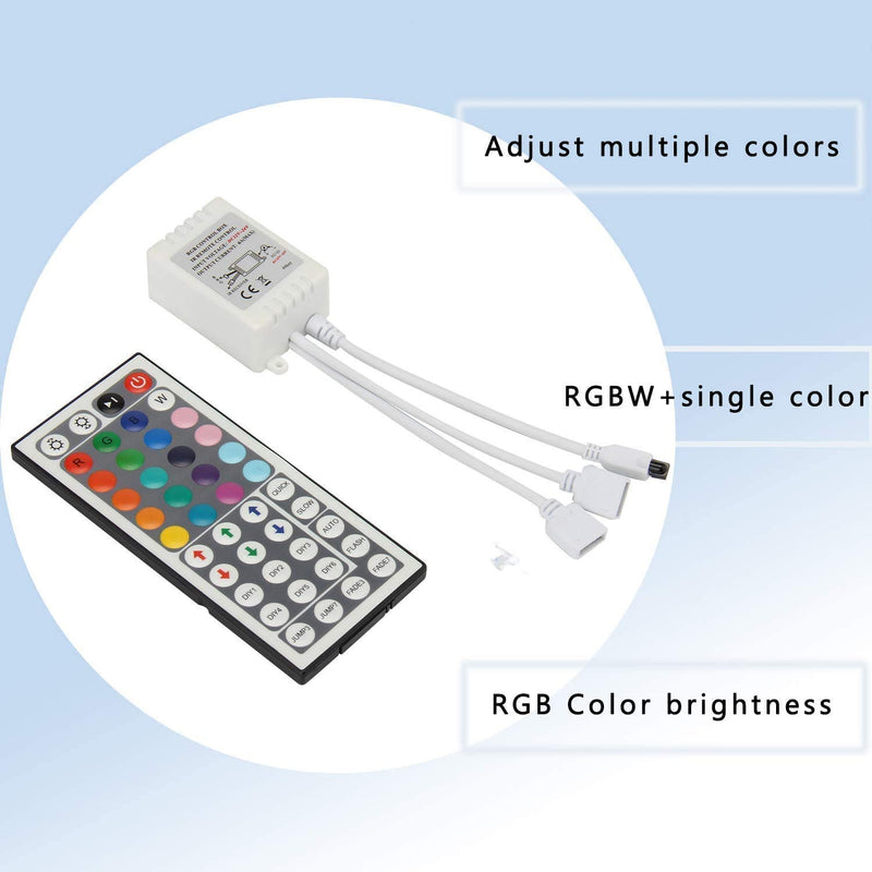 [AUSTRALIA] - RGB Light Strip Remote Controller, 2-in-1 4 Pin Dimming Dimmer Brightness Flash Mode Control Options for LED Tape Light,12V DC LEDs Rope Lighting 