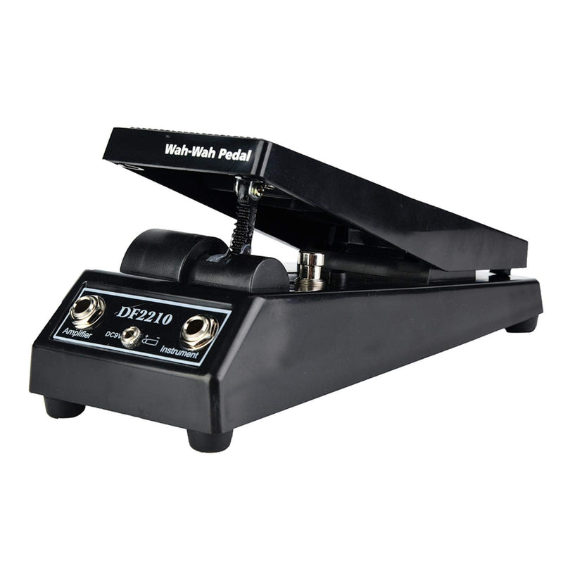 Lwah Pedal Guitar, Adjustable Df2210 Wah Pedal, Black Classic Multi-Function Plastic + Metal For Bass Frequencies And Auto Switch Off W