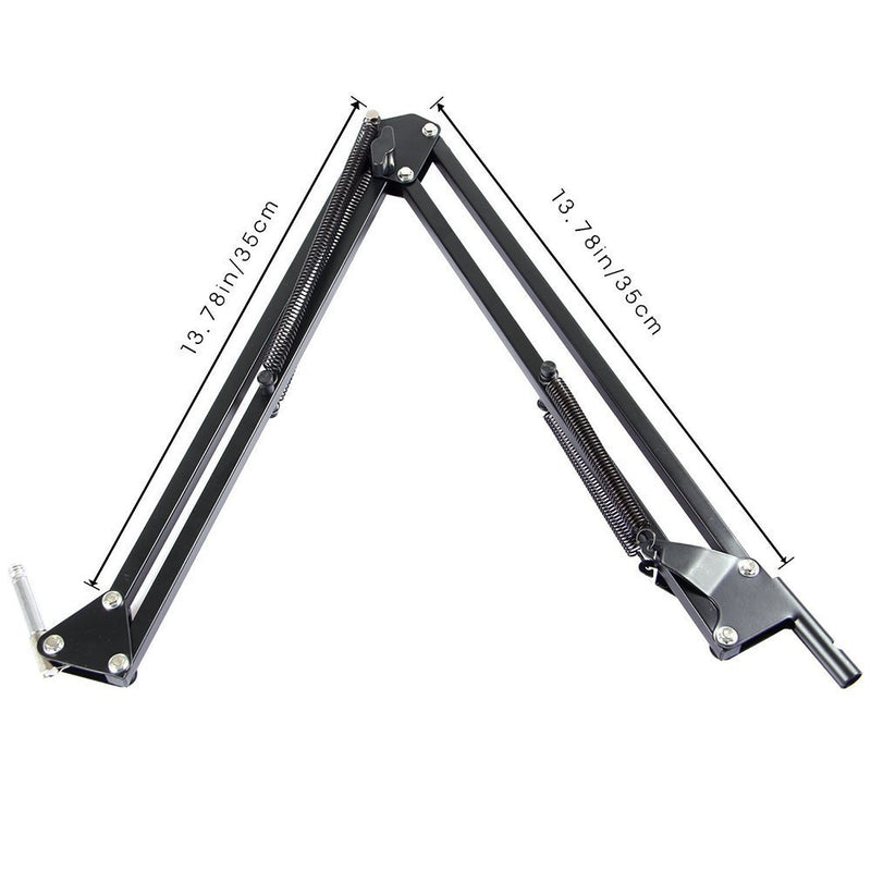 [AUSTRALIA] - Weymic 35 Universal Microphone Suspension Boom Scissor Arm Stand with Holder for Broadcast Studio Microphone SM57, SM58, SM86, SM87 