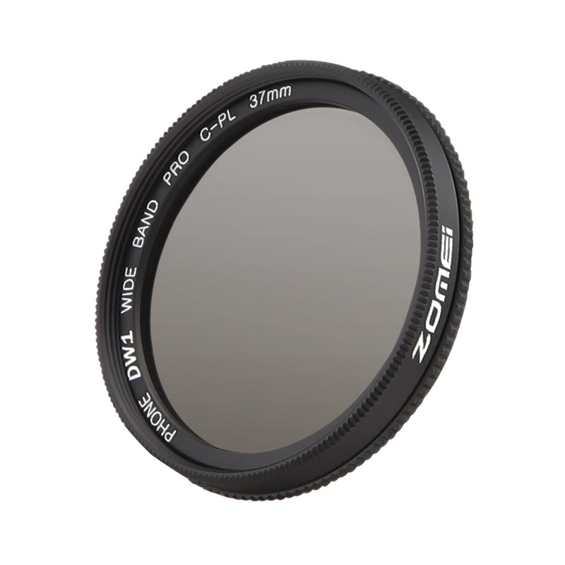 Zomei 37mm Professional Cell Phone Camera CPL Lens Filter with Clip for Galaxy S8 Android Smartphone 37mm CPL Filter with Clip