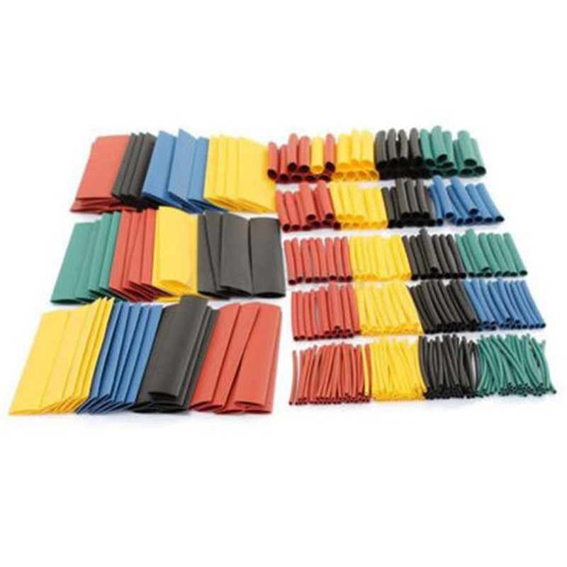 CGMJ 328 Pcs (8 Sizes) 2:1 Heat Shrink Tubing Tube Wrap Wire Cable Insulated Sleeving Tubing Set