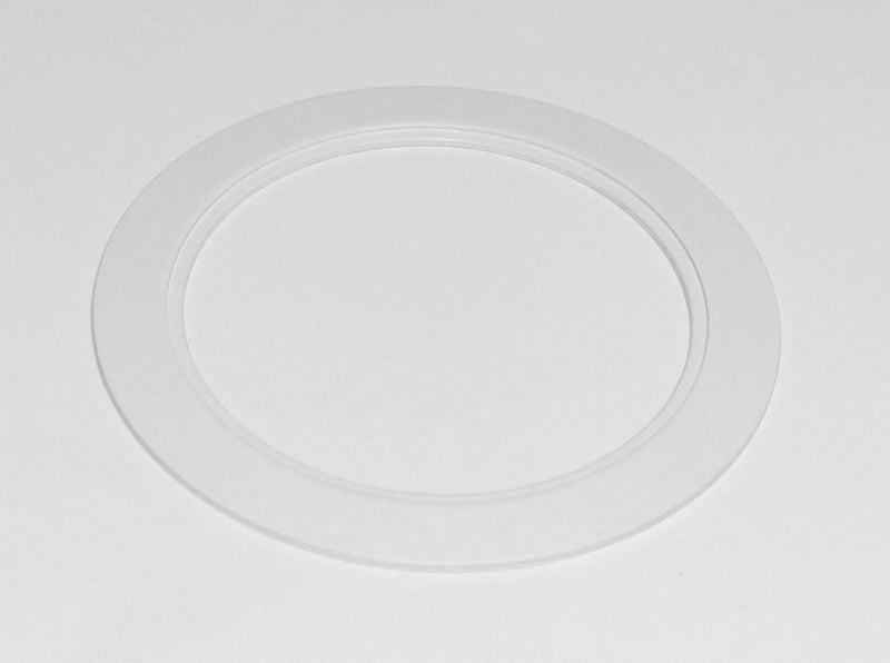 10 Pack-White Light Trim Ring Recessed Can 6" Inch Over Size Oversized Lighting Fixture
