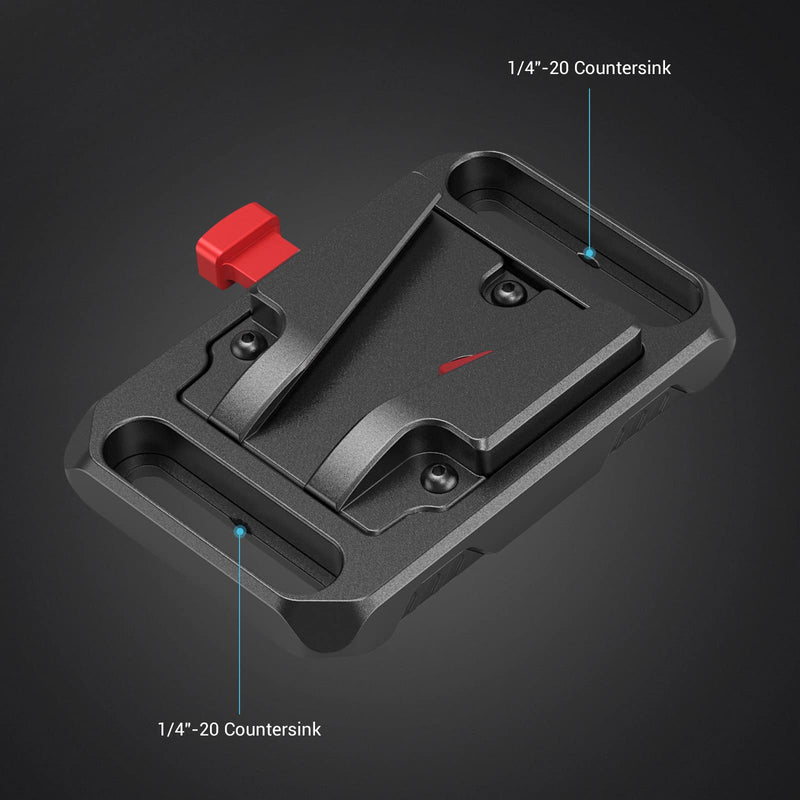 [AUSTRALIA] - SMALLRIG Mini V-Lock Mount Battery Plate with Belt Clip - 2990 