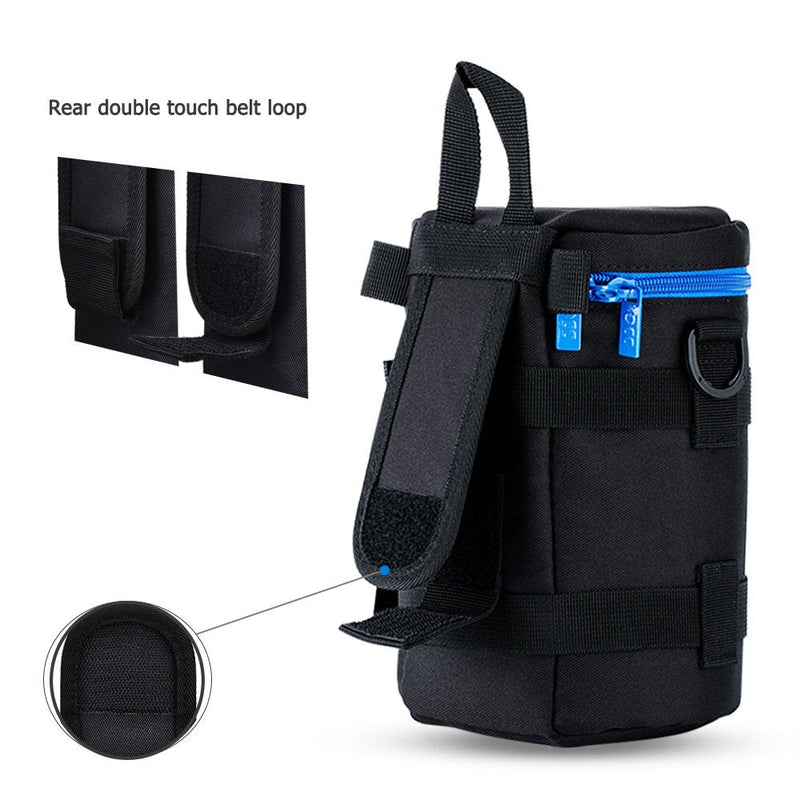 [AUSTRALIA] - JJC Deluxe Lens Case Pouch for Canon EF 70-200mm f4L USM/EF 70-300mm f4-5.6L IS USM,Nikon AF-S Nikkor 70-200mm f/4G ED VR and other Lenses below 4.45" x 8.46"(D x L) 2X-Large Size 