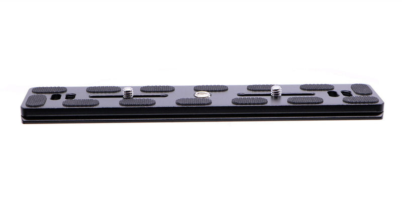 [AUSTRALIA] - HITHUT PU-200 200mm Universal Lengthened Quick Release Plate Slide Rail with D-Ring Screw for Tripod Ball Head DSLR Camera, Arca-Swiss Compatible 