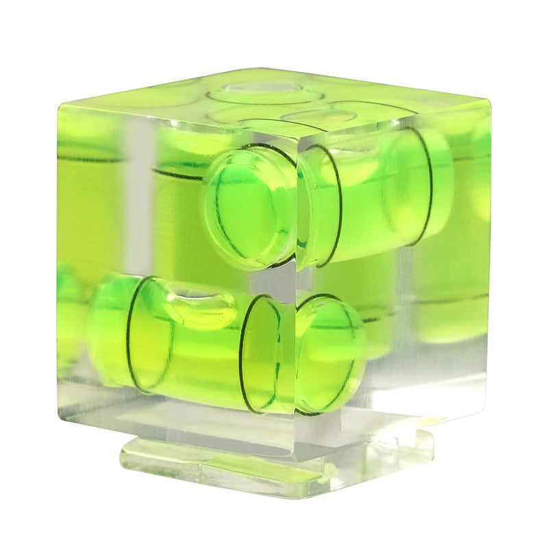 [AUSTRALIA] - Camera Hot Shoe Level, Chromlives 3 Axis Spirit Bubble Level Standard Shoe Level Mount Compatible with DSLR Film Camera Canon Nikon Olympus Pentax 