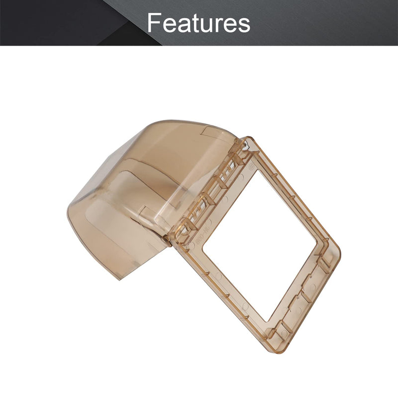 [AUSTRALIA] - Fielect Weatherproof in Use Outlet Cover Plug Receptacle Protector for Retrofit Siding Construction Tawny 86 Type 98x125x75mm 1Pcs champagne 