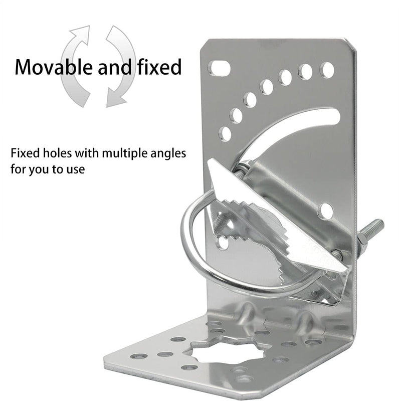 DGHAOP Wireless Bridge Antenna Amplifier Fixing Bracket Double Clamp Antenna Mount Pole Bracket for Cell Phone Signal Booster