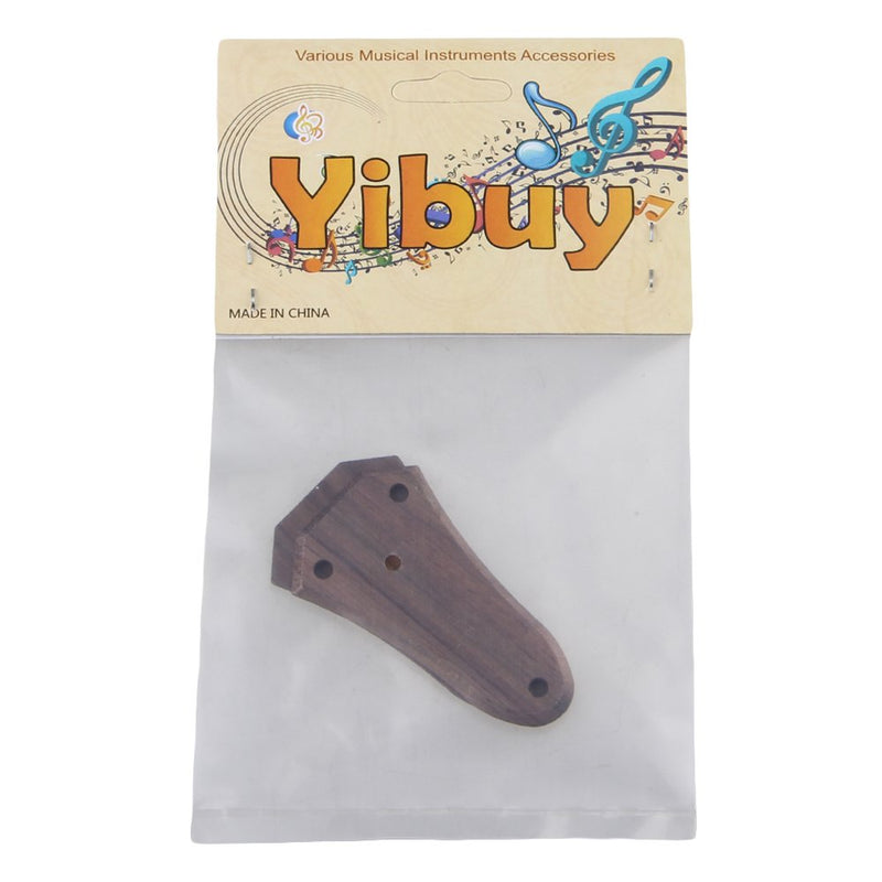 Yibuy Electric Guitar Truss Rod Cover Plate Rosewood Pack of 2