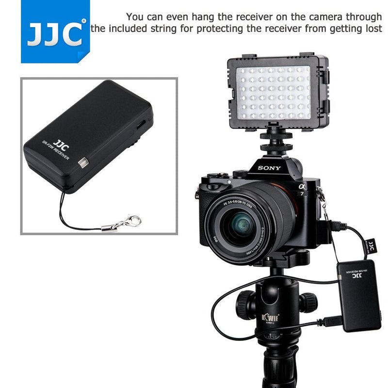 JJC Wireless Shutter Remote Control for Sony ZV-1 A1 A7 IV III II A7RIV A7RIII A7SIII A7RII A7SII A9 II A6600 A6500 A6400 A6300 A6100 A6000 RX10 IV III RX100 VII VI VA V IV III Replac RMT-VP1K RM-VPR1