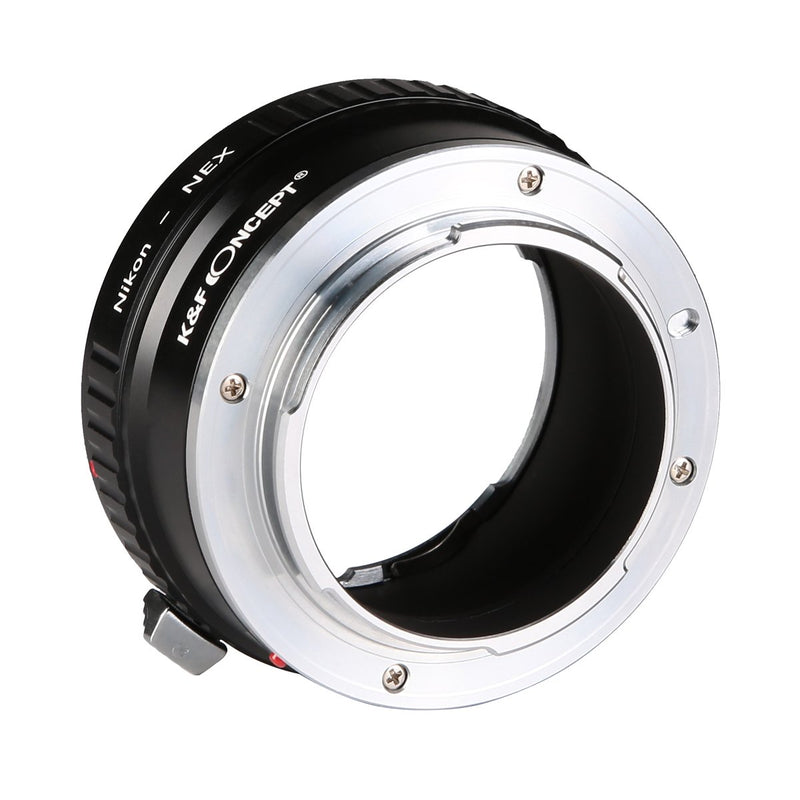 Copper Adapter K&F Concept Lens Mount Adapter Compatible with Nikon AI Lens to Sony NEX E-Mount Camera Body