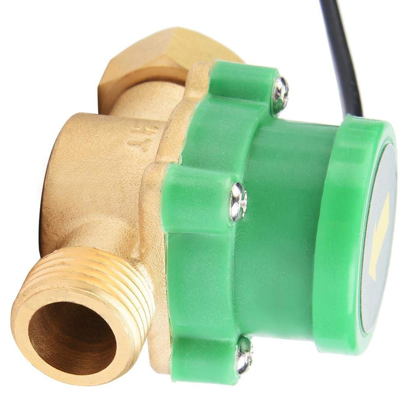 Water Flow Switch, 220V 1.5A G1/2-G1/2 Thread Water Pump Flow Sensor Electronic Pressure Automatic Control Switch 220V