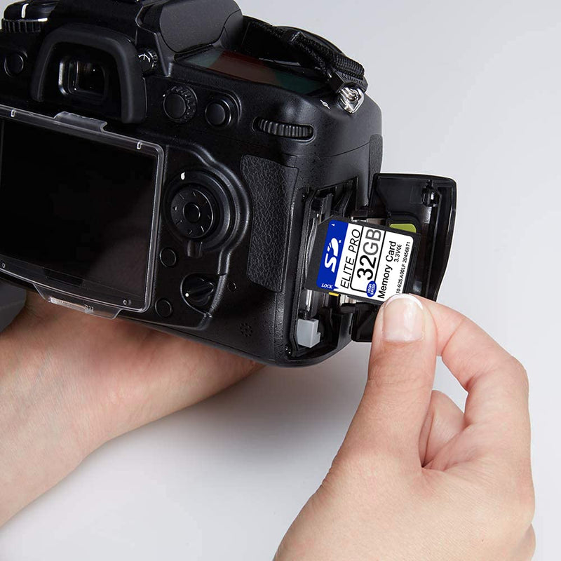 SD Card 32GB for Trail Camera Hunting Camera Wildlife Cam Video Camera SDHC Card 80Mb/s Class 10 Blue-32G