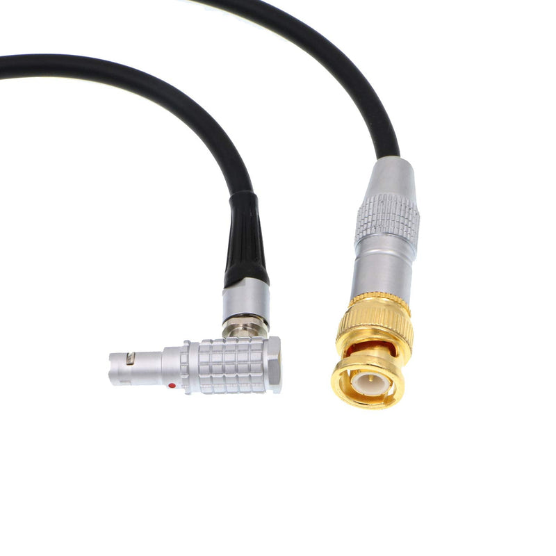[AUSTRALIA] - Alvin's Cables BNC to 5 Pin Right Angle Time Code Cable for ARRI Mini Sound Devices ZAXCOM BNC to 5 Pin Male Right Angle 5 Pin 1M 