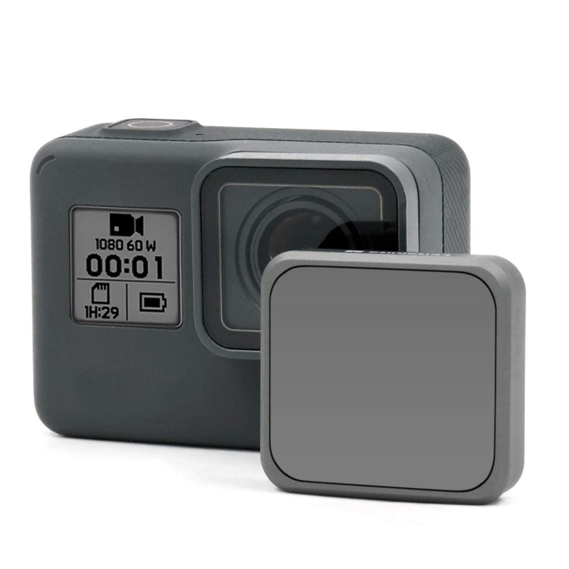 LENSKINS MRC ND4 Filter for Gopro Hero 5 Black, Hero 6 Black, Hero 7 Black, AGC Optics Glass, 18-Layer Multi-Resistant Coating Neutral Density Filter, Snug Fit GoPro Lens Filter with Lens Cloth