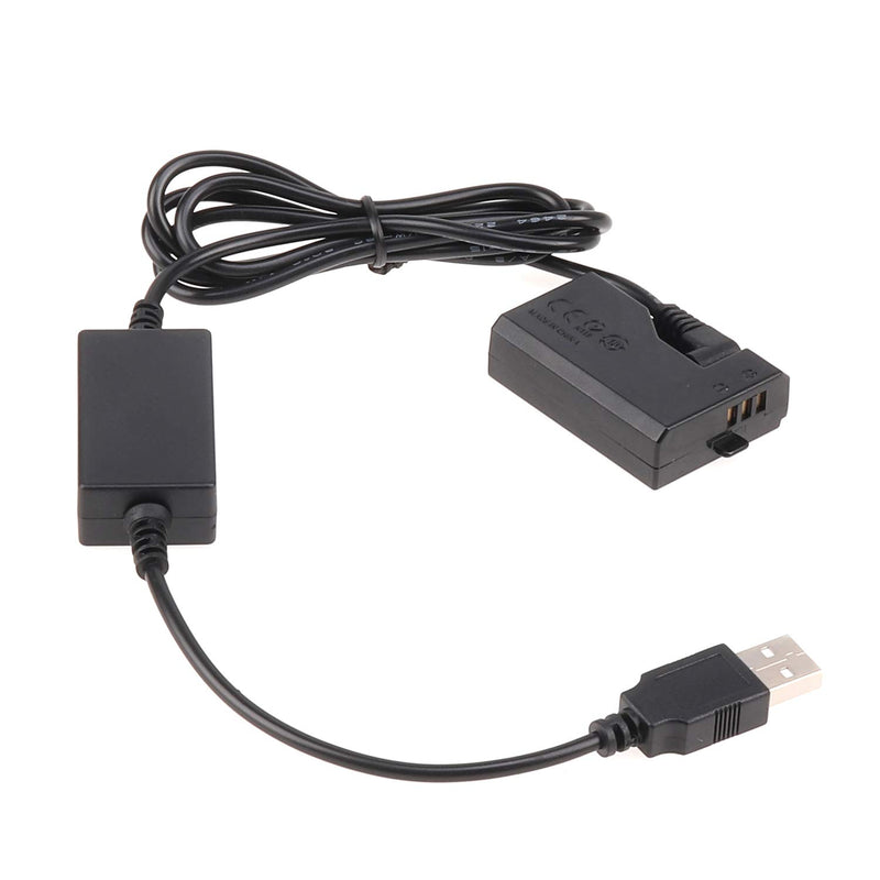 Foto4easy LP-E10 Dummy Battery with 5V 2A USB Cable for Canon EOS 1100D 1200D 1300D 1500D 3000D DSLR Cameras