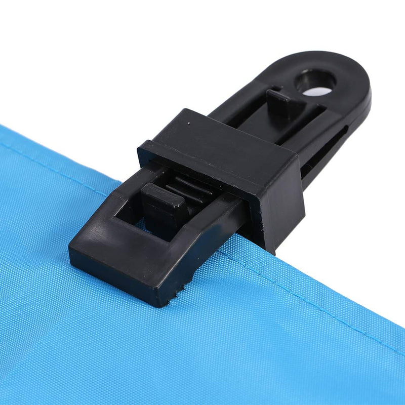 [AUSTRALIA] - Tarp Clips Clamps Set Small Clamp Tarp, 6pcs High Strength Plastic Tent Clip Set Windproof Awning Clamp Clips Jaw Tent Cam Tent Snaps PHeavy Duty Locking Tarp Clips For Outdoor Cam 