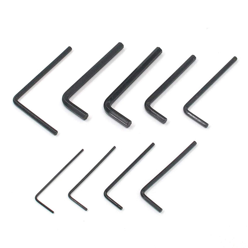 11pcs Guitar Allen Wrench Set, Includes 4mm & 5mm Ball End Truss Rod Wrench Repair Tool, Fit for Most Guitar Bass Neck Bridge Nut Locking Knob Screw Adjustment with Portable Storage Bag