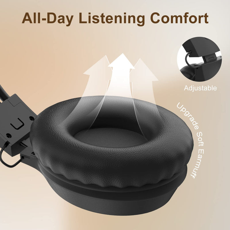 UMUTOO AM FM Radio Headphones, Personal Portable Radio Headset am/fm Digital with Best Reception for Jogging, Mowing, Cycling, Meeting, Powered by 2 AA Batteries (Not Included)…