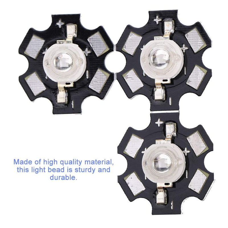Xuuyuu Chip LED,High Power Led Chip- AXD-3W High Power UV Purple LED Lamp Beads Diode Chips with Aluminium Base for Bulb Lamp Beads DIY Lighting