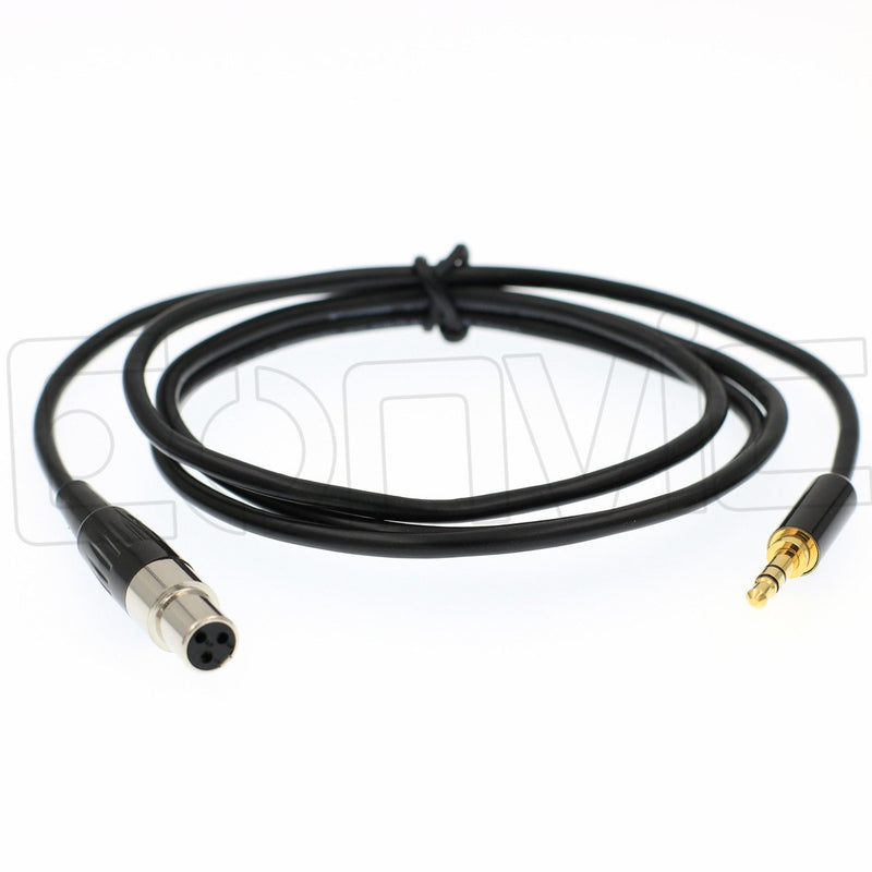 [AUSTRALIA] - Eonvic 3.5mm 1/8" TRS Male Plug to 3 pin Mini-XLR Female Pro Lapel Mic Audio Cable (100cm/39inch) 100cm/39inch 