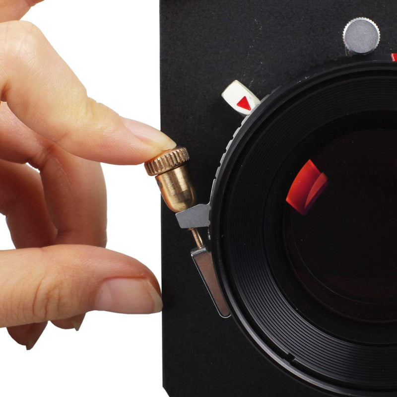 Brass Shutter Release Button for Rodenstock Schneider Fujinon Copal Large Format Lens