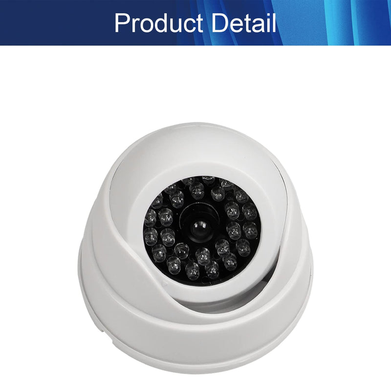 Fake Security Camera Dummy Dome CCTV No Induction for Home Outdoor Indoor White 1Pcs,Aicosineg