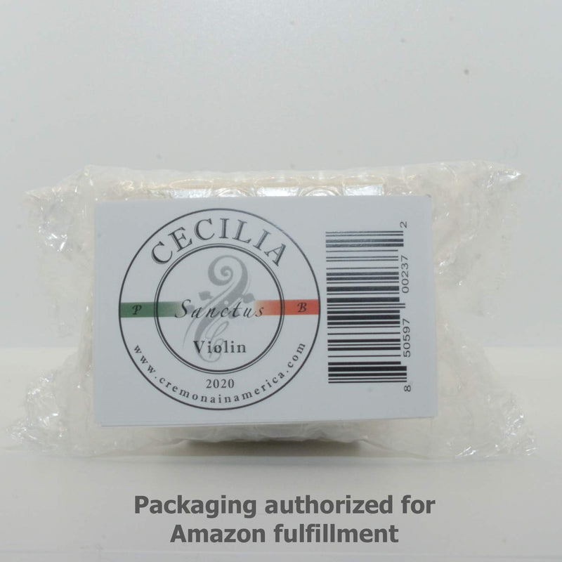 CECILIA 'Sanctus' Rosin for Cello, Rosin Specially Formulated Cello Rosin for Cello Bows with Included Rosin Spreader (Full Cake) Full Cake