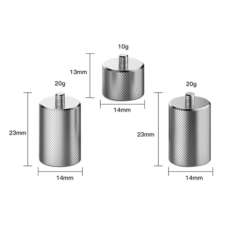 Supfoto OM 4/OSMO Mobile 3 Counterweight Set 20g+10g Balance Counter Weights for DJI OM 4/OSMO Mobile 3 Gimbal Stabilizer to iPhone 11/Pro/Pro Max