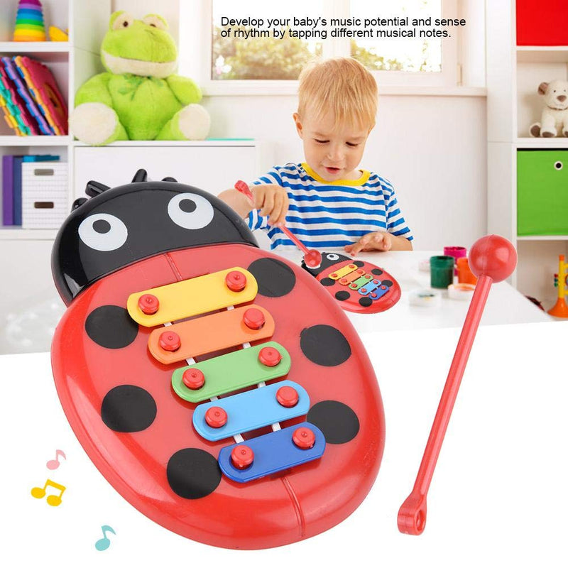 Garosa (Pack of 2) Xylophone Toy Perfectly Tuned Musical Pounding Instrument Toy Multifunctional Clear Sounding Best Gift for Your Mini Musicians Kids Toddlers