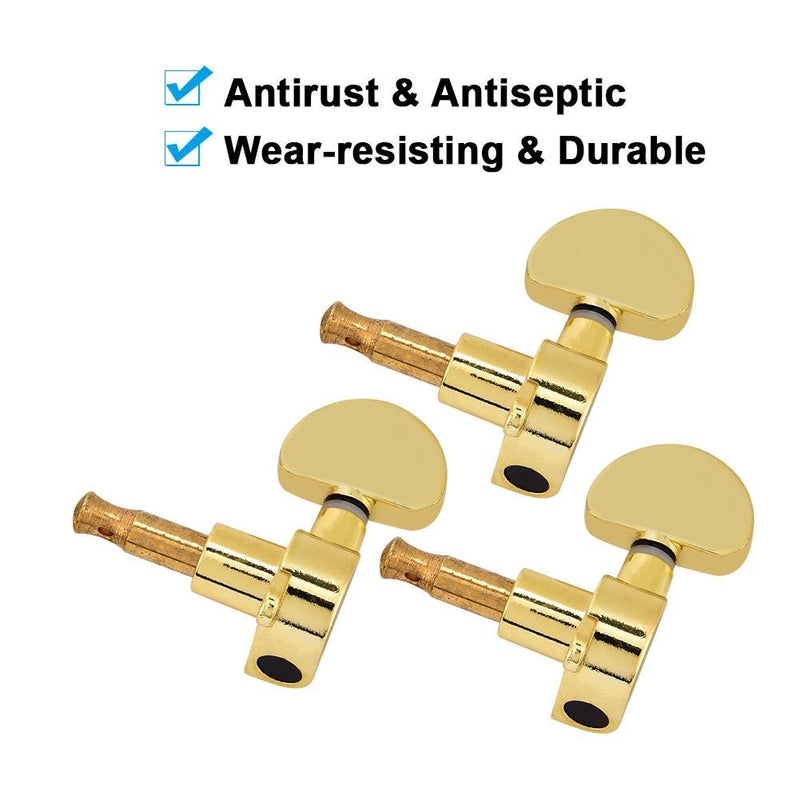 3L3R Tuning Pegs Zinc Alloy Classical Guitar Tuning Pegs Tone Volume Knobs for Guitar Replacement Parts