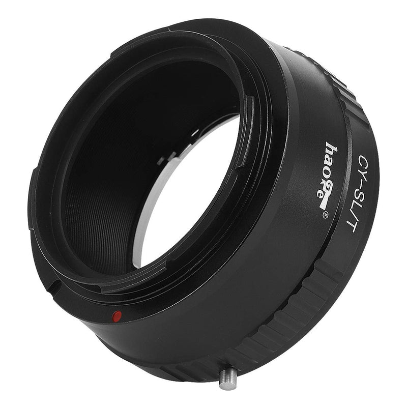 Haoge Manual Lens Mount Adapter for Contax/Yashica C/Y CY Lens to Leica L Mount Camera Such as T, Typ 701, Typ701, TL, TL2, CL (2017), SL, Typ 601, Typ601, Panasonic S1 / S1R