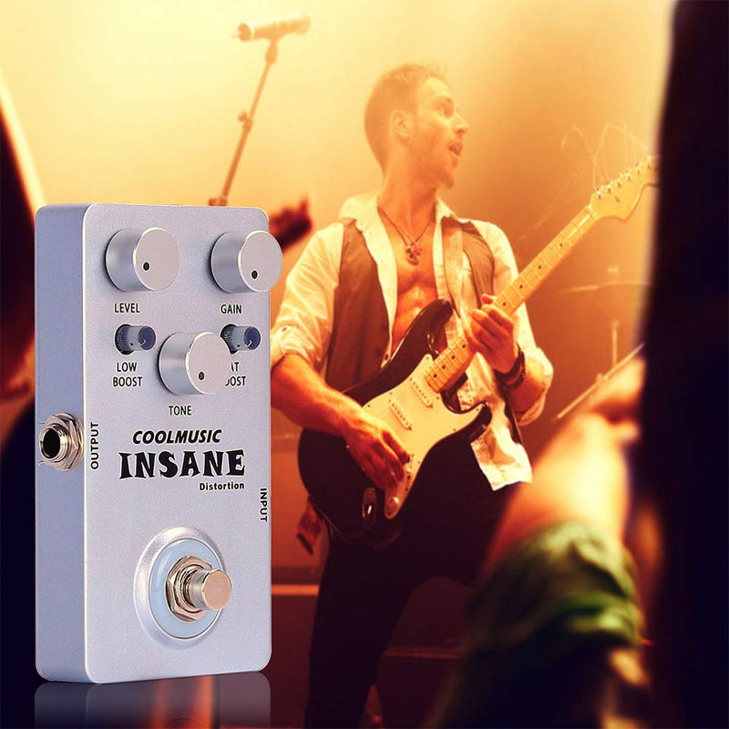 [AUSTRALIA] - COOLMUSIC C-DI01 Insane Distortion Guitar Bass Distortion Pedal 