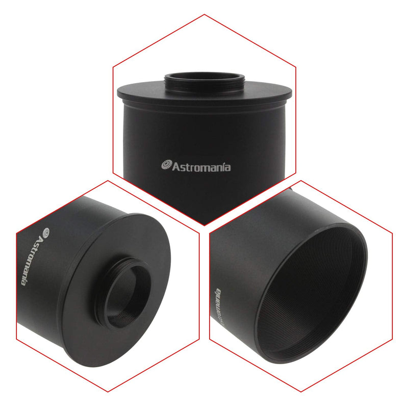 Astromania C Mount to 2" Video Camera Barrel Adapter Telescope Astrophotography