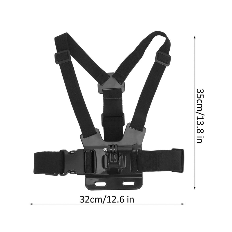 YYOYY Adjustable Chest Strap Mount, for Action Camera, Sports Camera Chest Belt Strap Harness Mount, for Cycling, Snow Skiing, for DJI OSMO Action, for Gopro 9 Camera