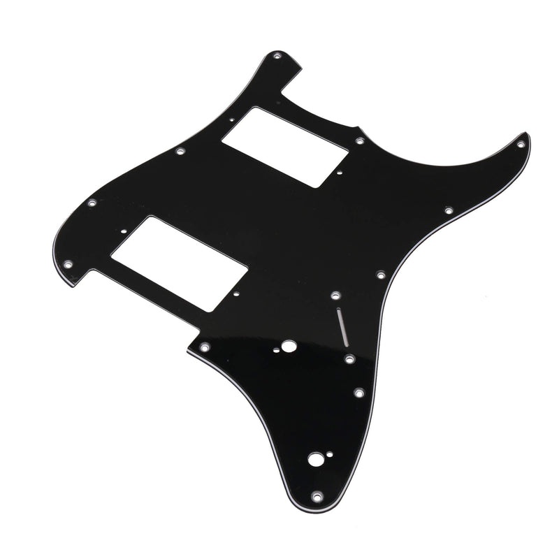 Bstinay Black 3 Ply 11 Hole ABS Guitar Pickguard Scratchplate For HH 2 Humbucker